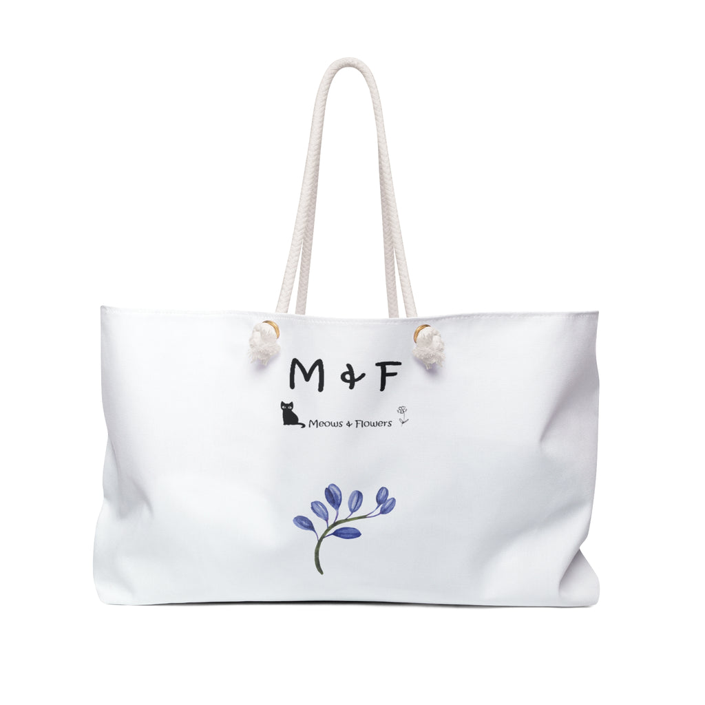 Weekender Bag (Blue Flower)