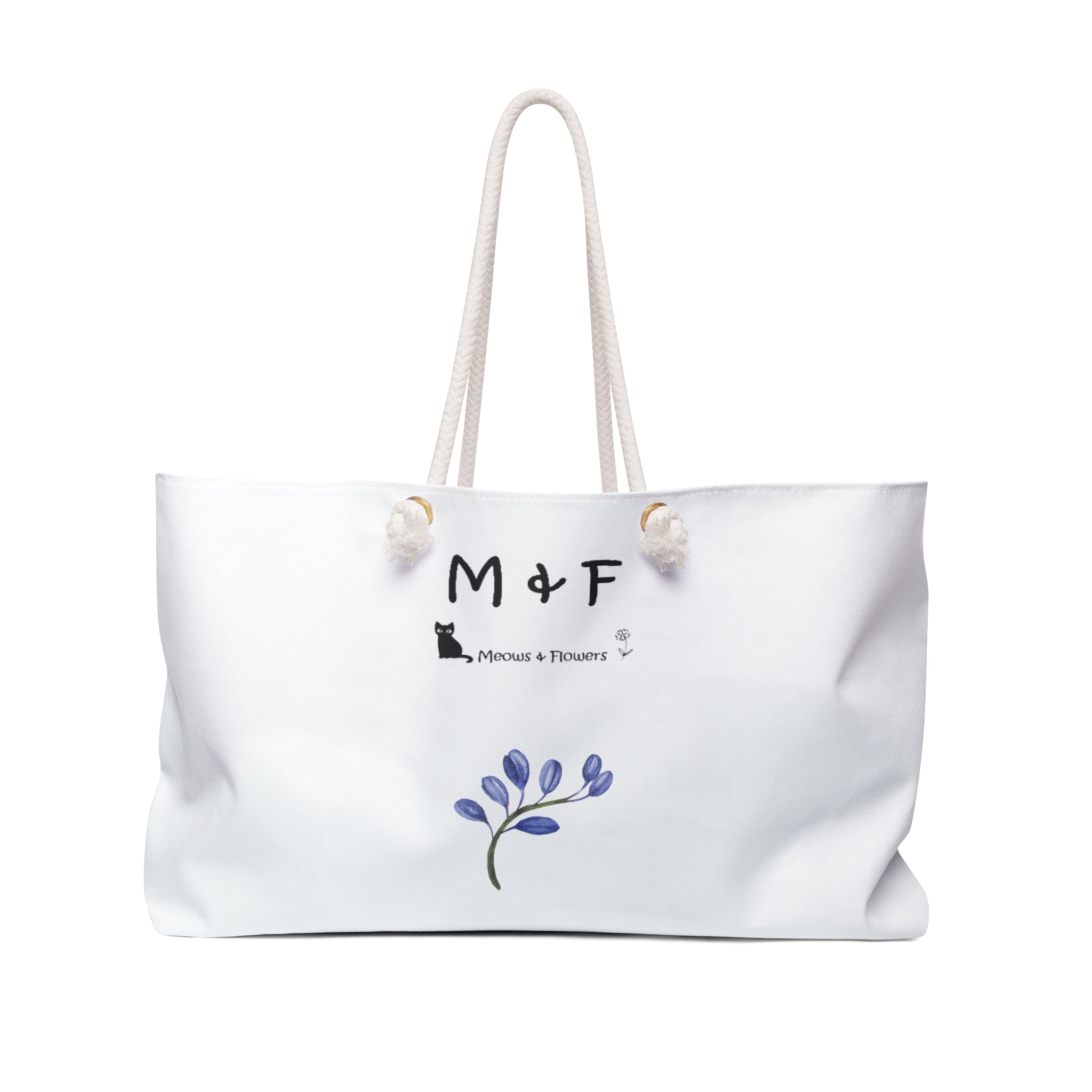 Weekender Bag (Blue Flower)
