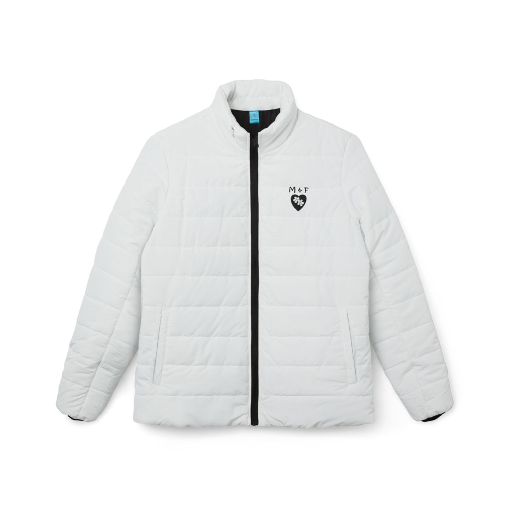Women’s Puffer Jacket Heart Logo
