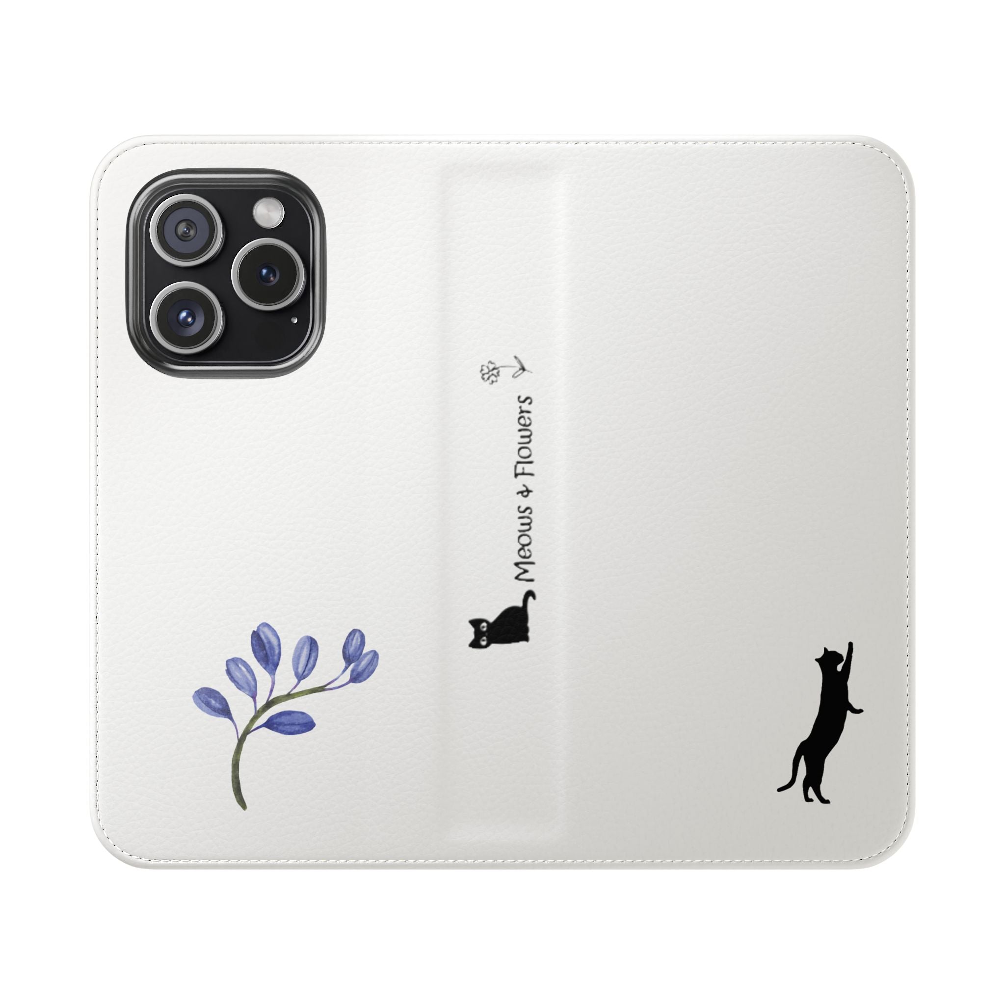 Flip Cases (Blue Flower)