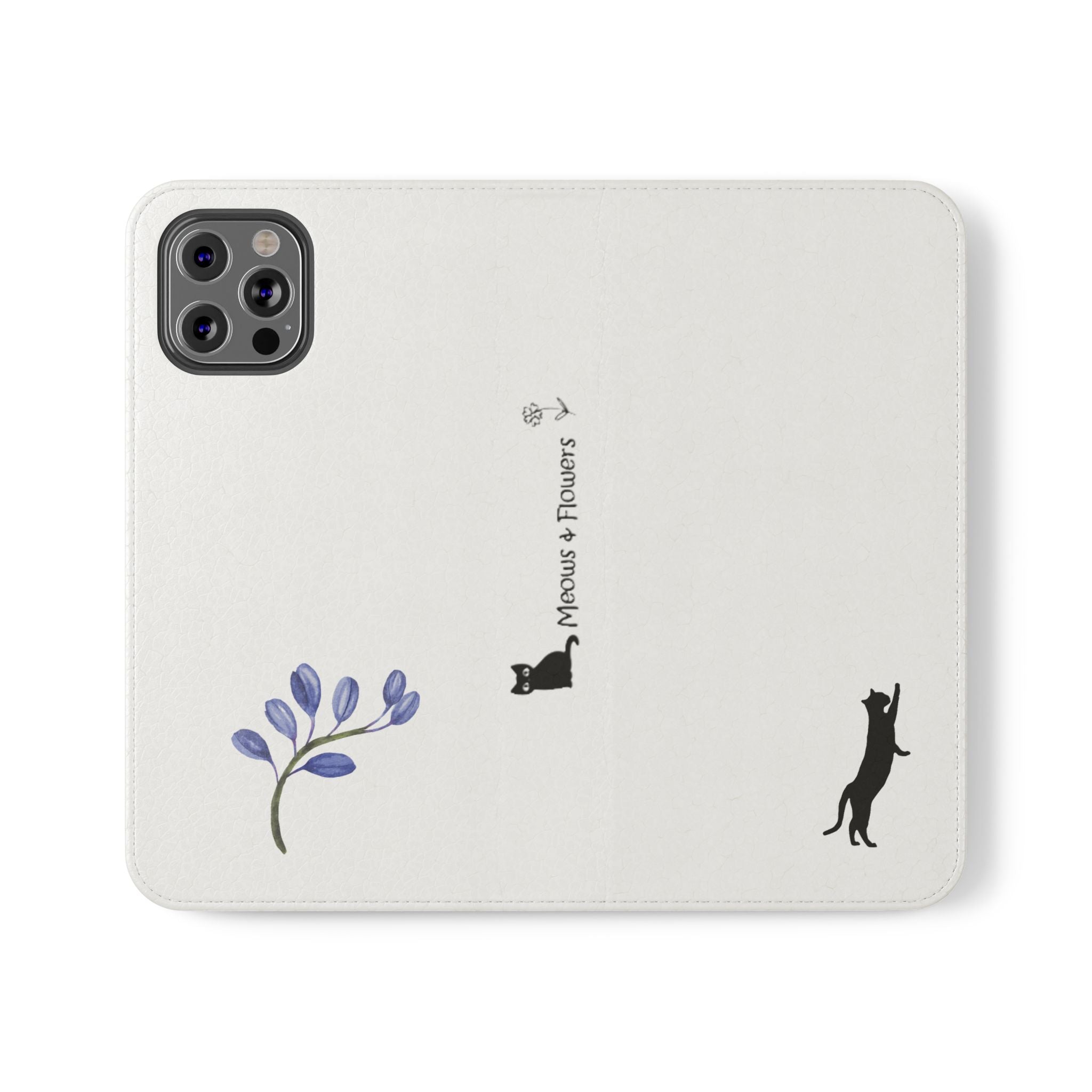 Flip Cases (Blue Flower)