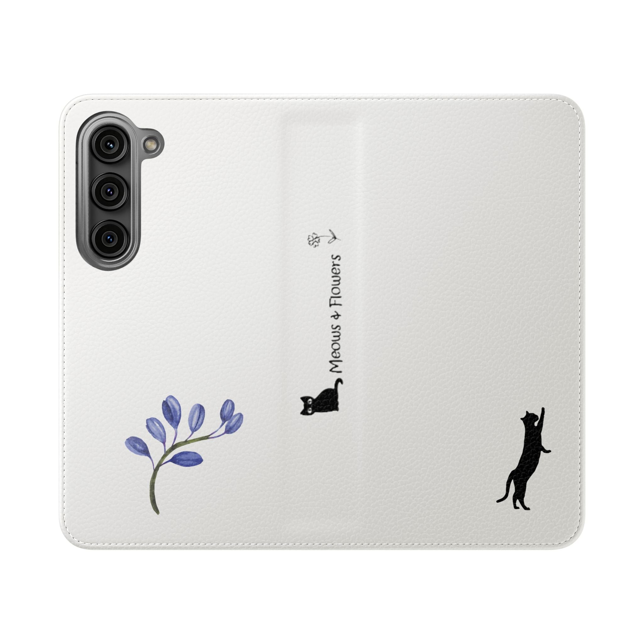 Flip Cases (Blue Flower)
