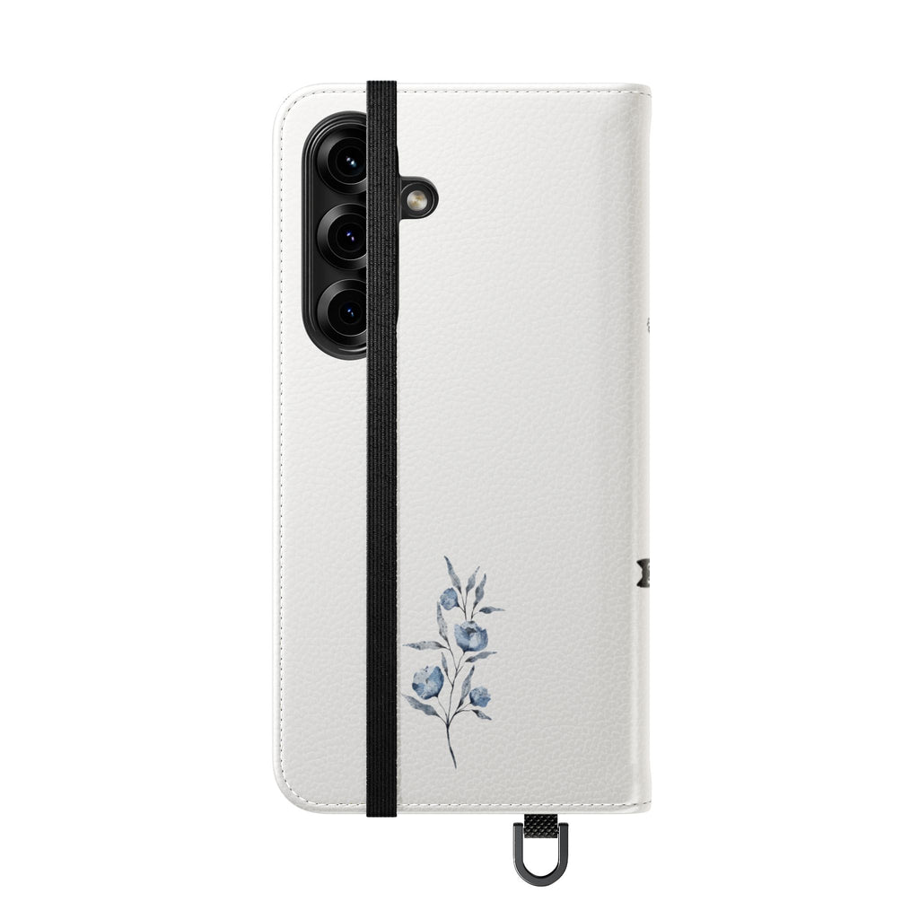 Flip Cases (Light Blue Flower)