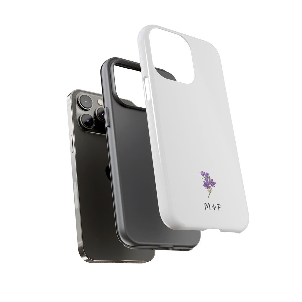 Tough Phone Case (Purple Flower)