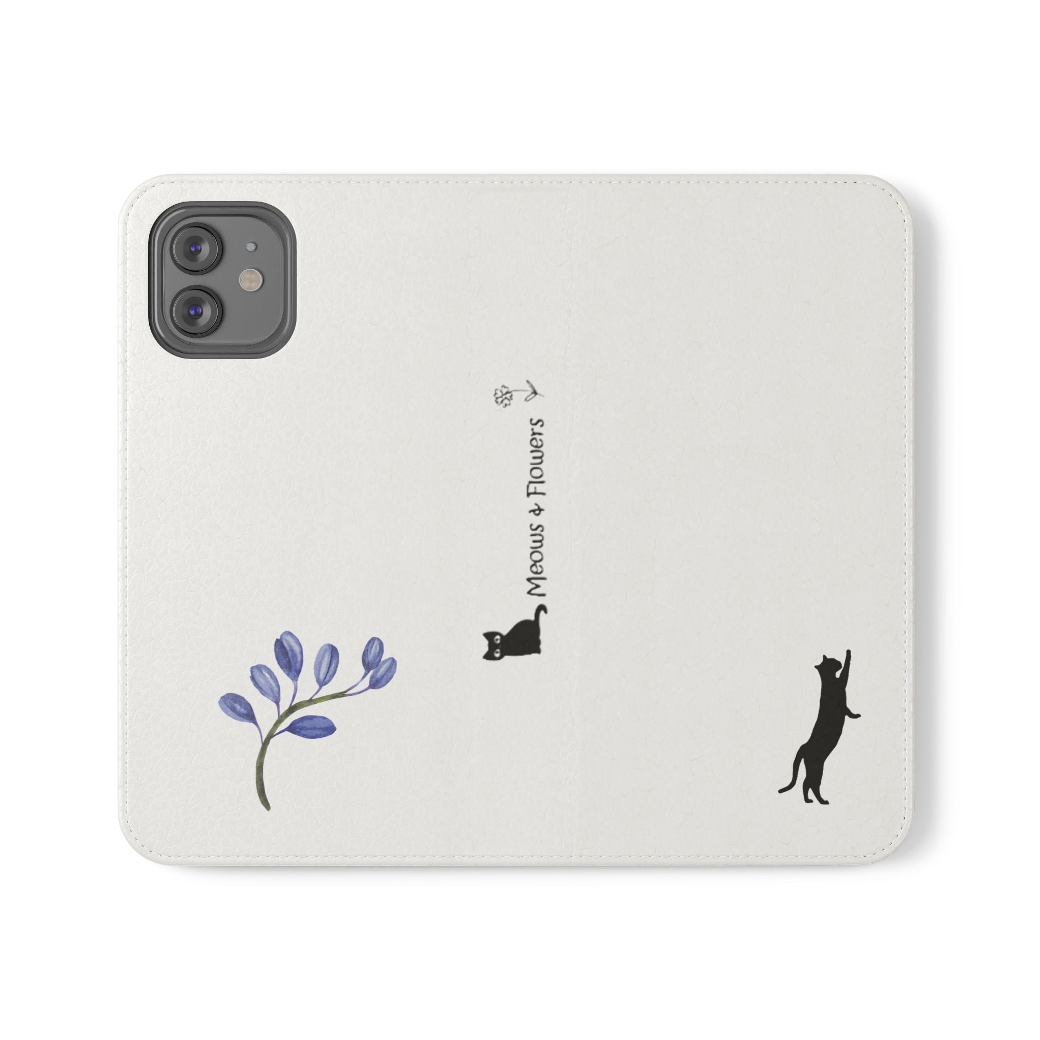 Flip Cases (Blue Flower)