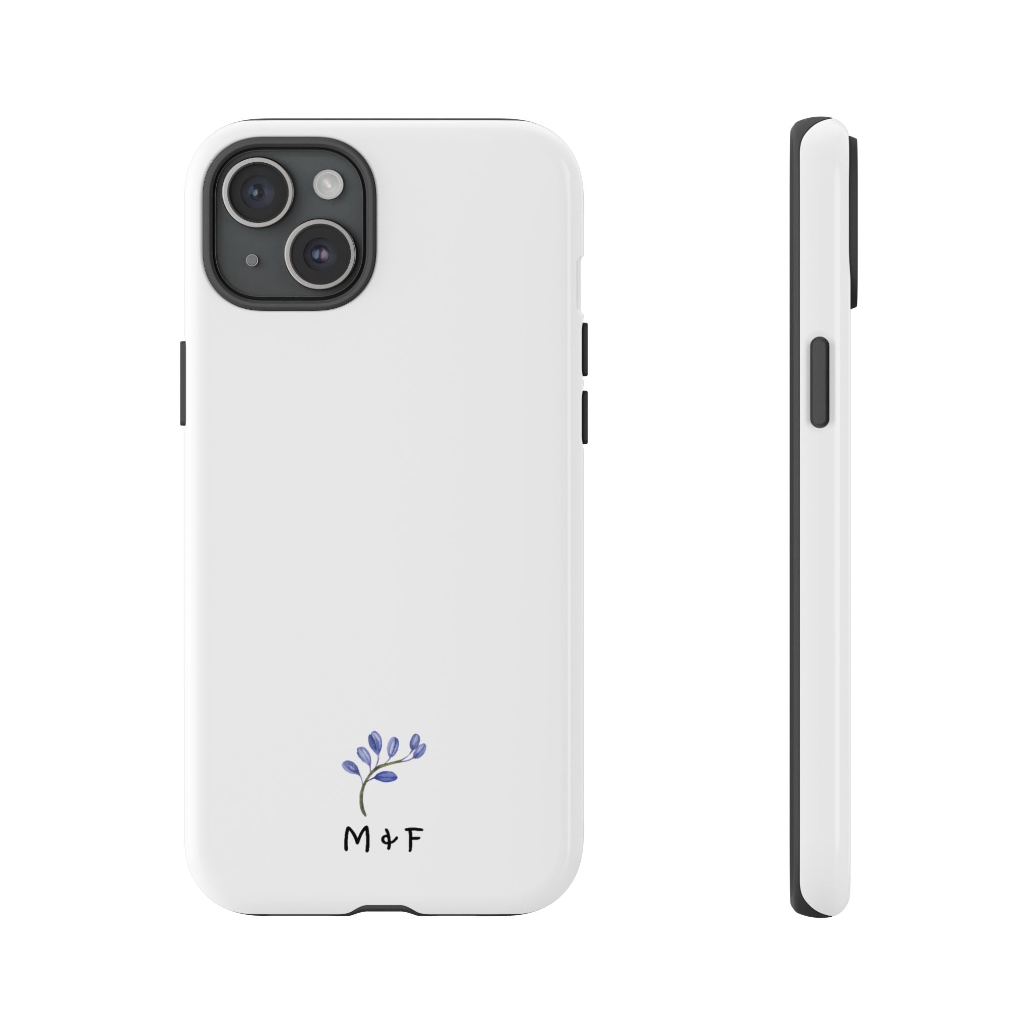 Tough Phone Case (Blue Flower)