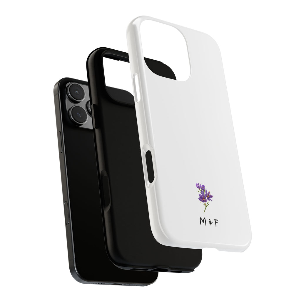 Tough Phone Case (Purple Flower)