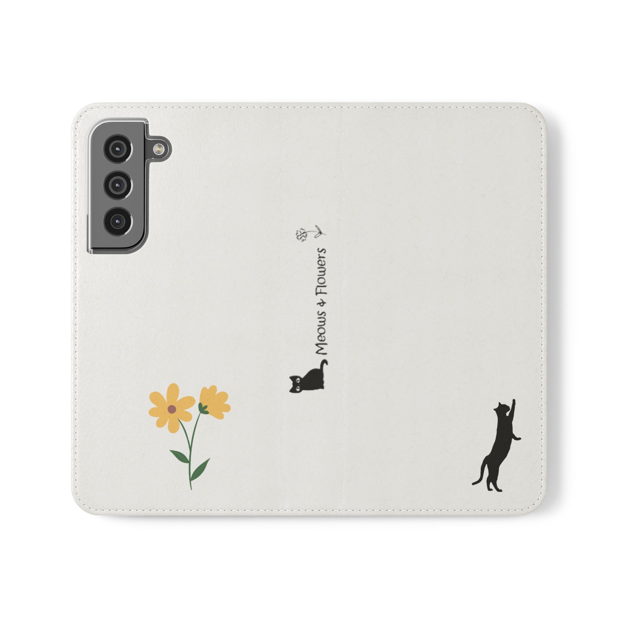 Flip Cases (Yellow Flower)