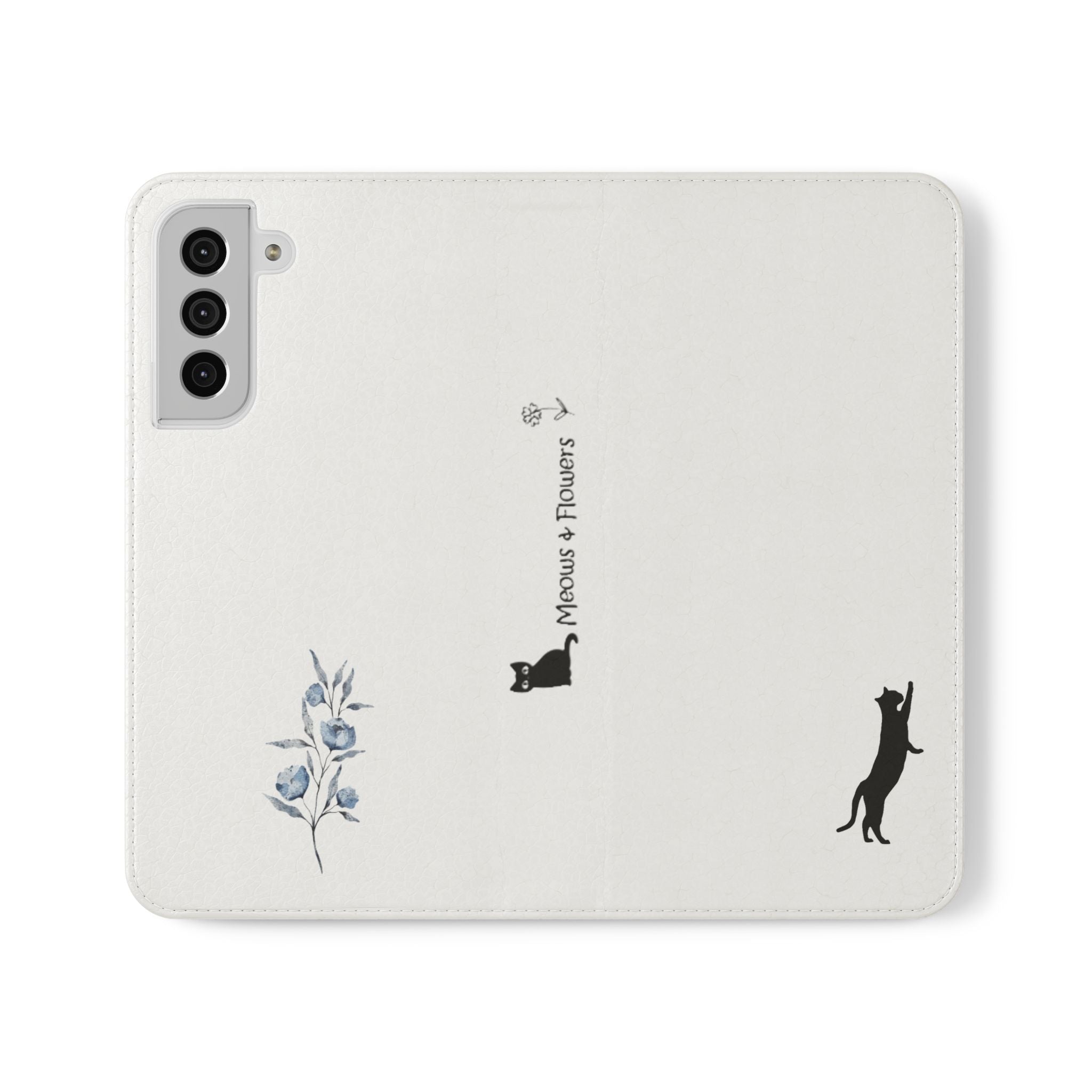 Flip Cases (Light Blue Flower)