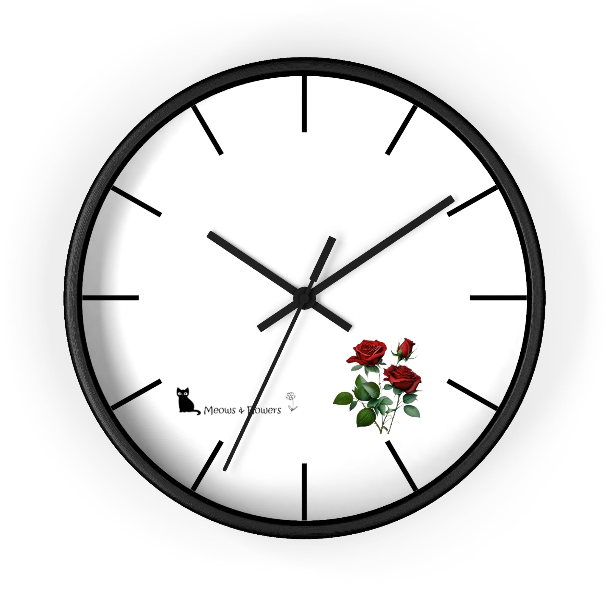 Wall Clock (Roses Flower)