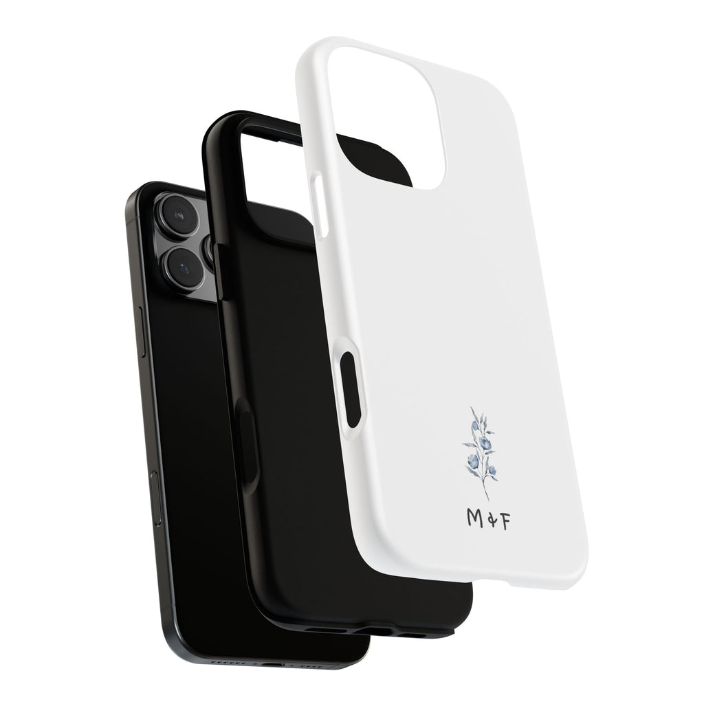 Tough Phone Case (Light Blue Flower)