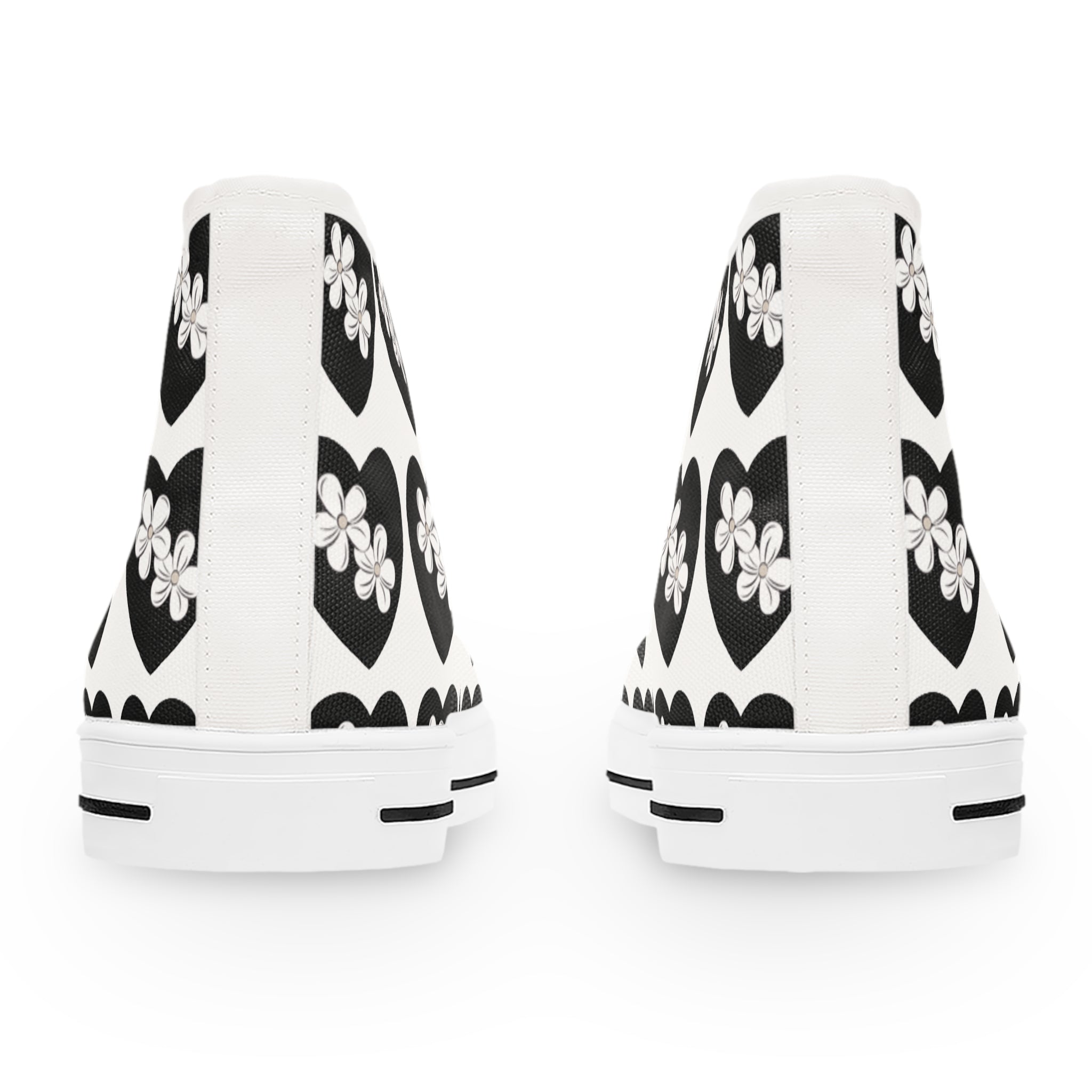 Women's High Top Sneakers Heart