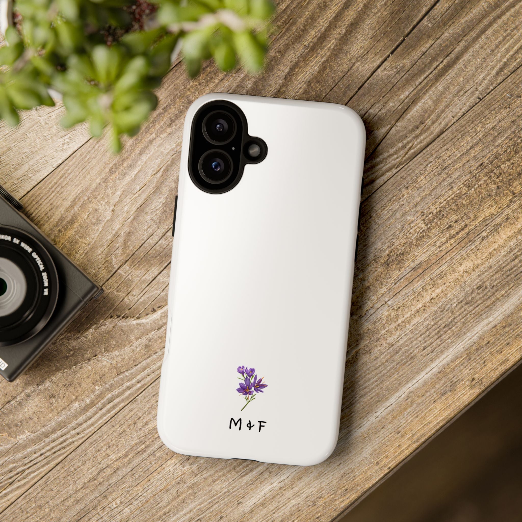 Tough Phone Case (Purple Flower)