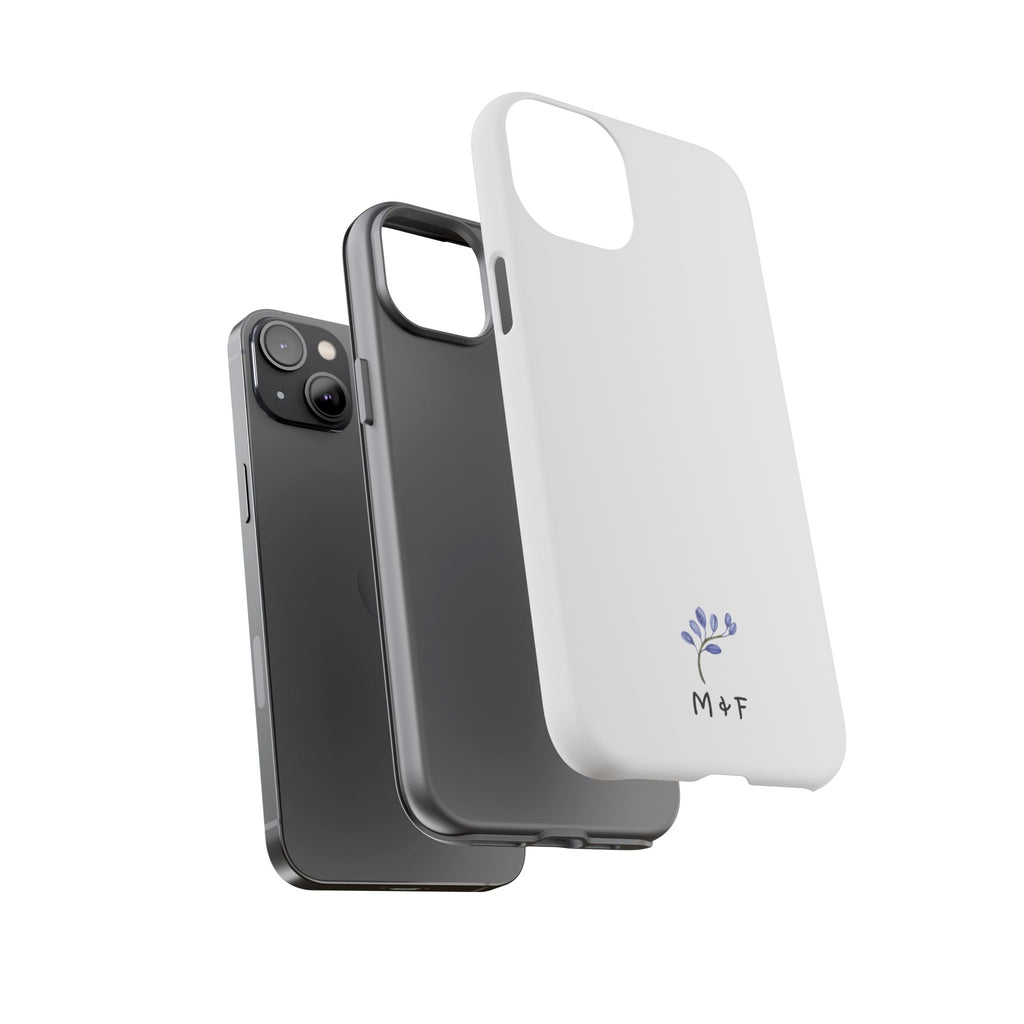 Tough Phone Case (Blue Flower)