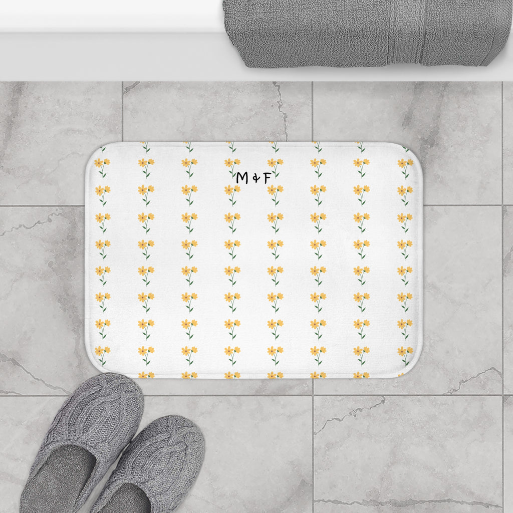 Bath Mat (Yellow Flower)