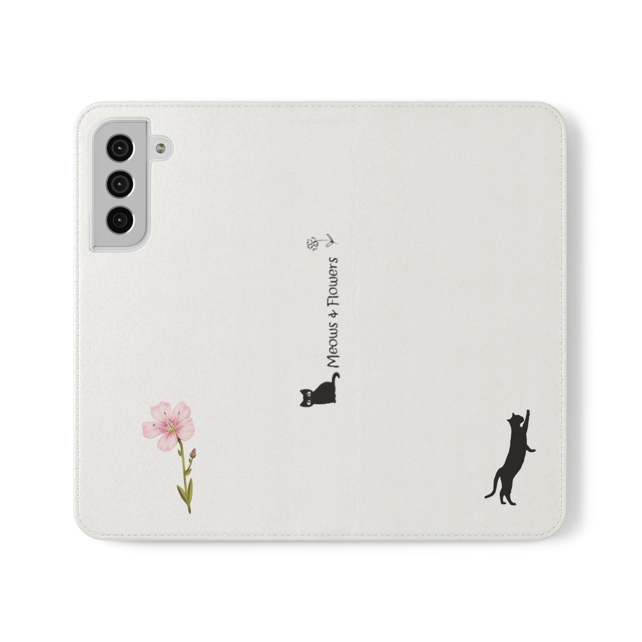 Flip Cases (Pink Flower)