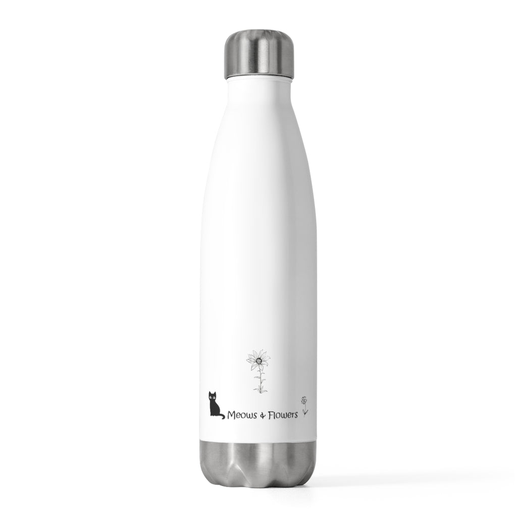 20oz Insulated Bottle (Shadow Flower 1)