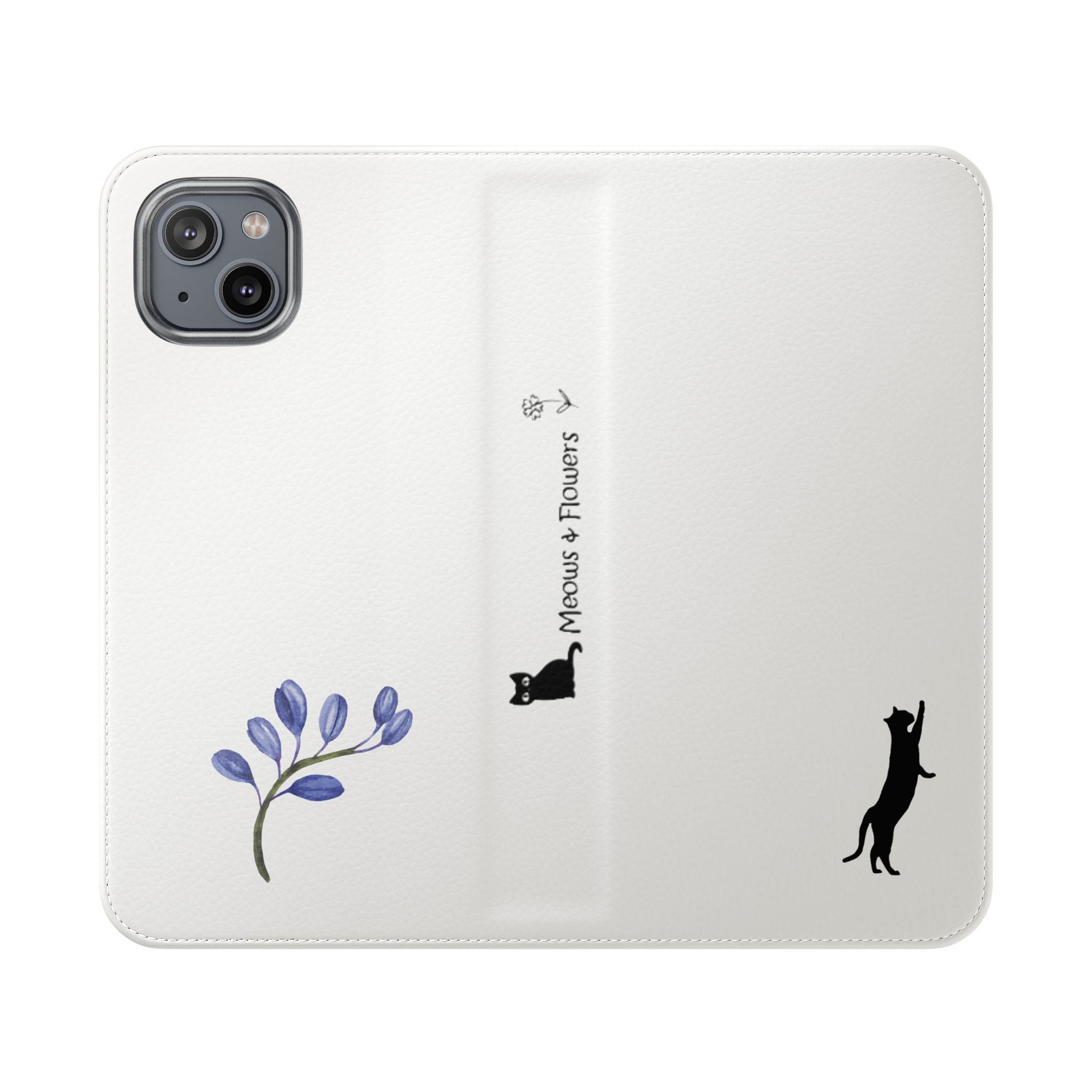 Flip Cases (Blue Flower)