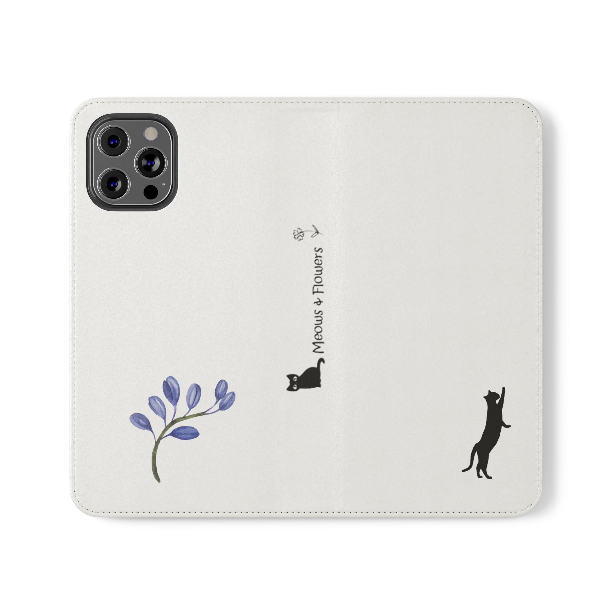 Flip Cases (Blue Flower)