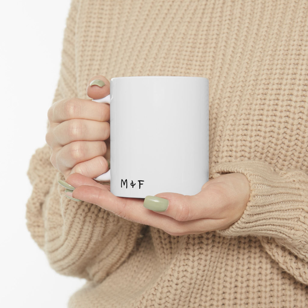 Ceramic Mug, (11oz) (Sitting Cat)