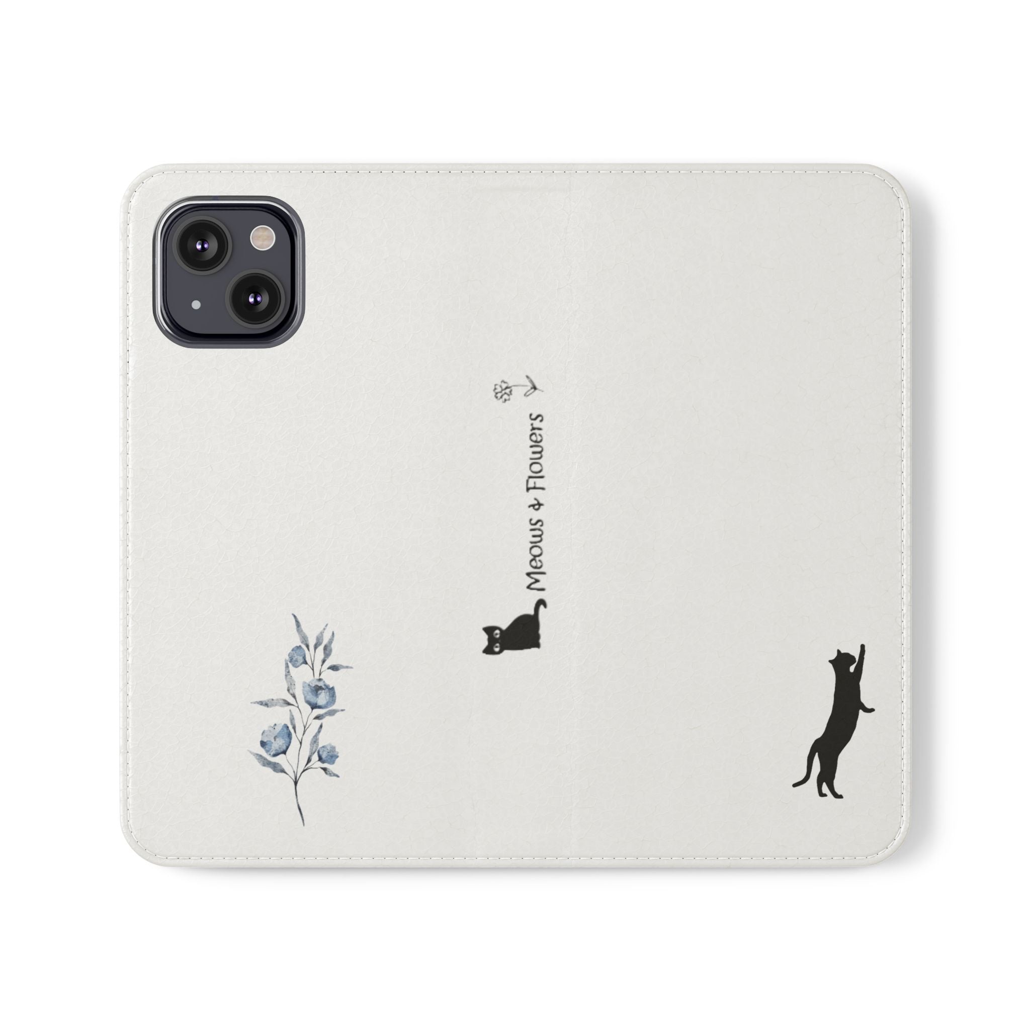 Flip Cases (Light Blue Flower)