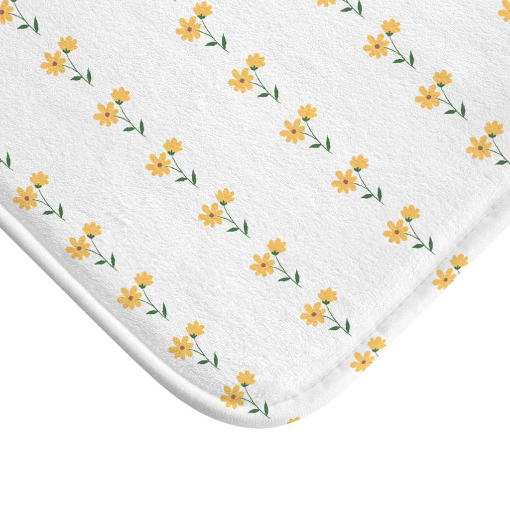 Bath Mat (Yellow Flower)