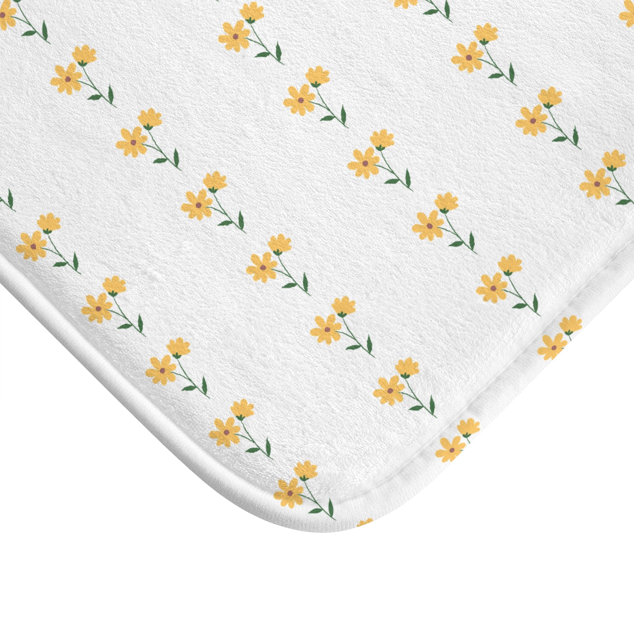 Bath Mat (Yellow Flower)