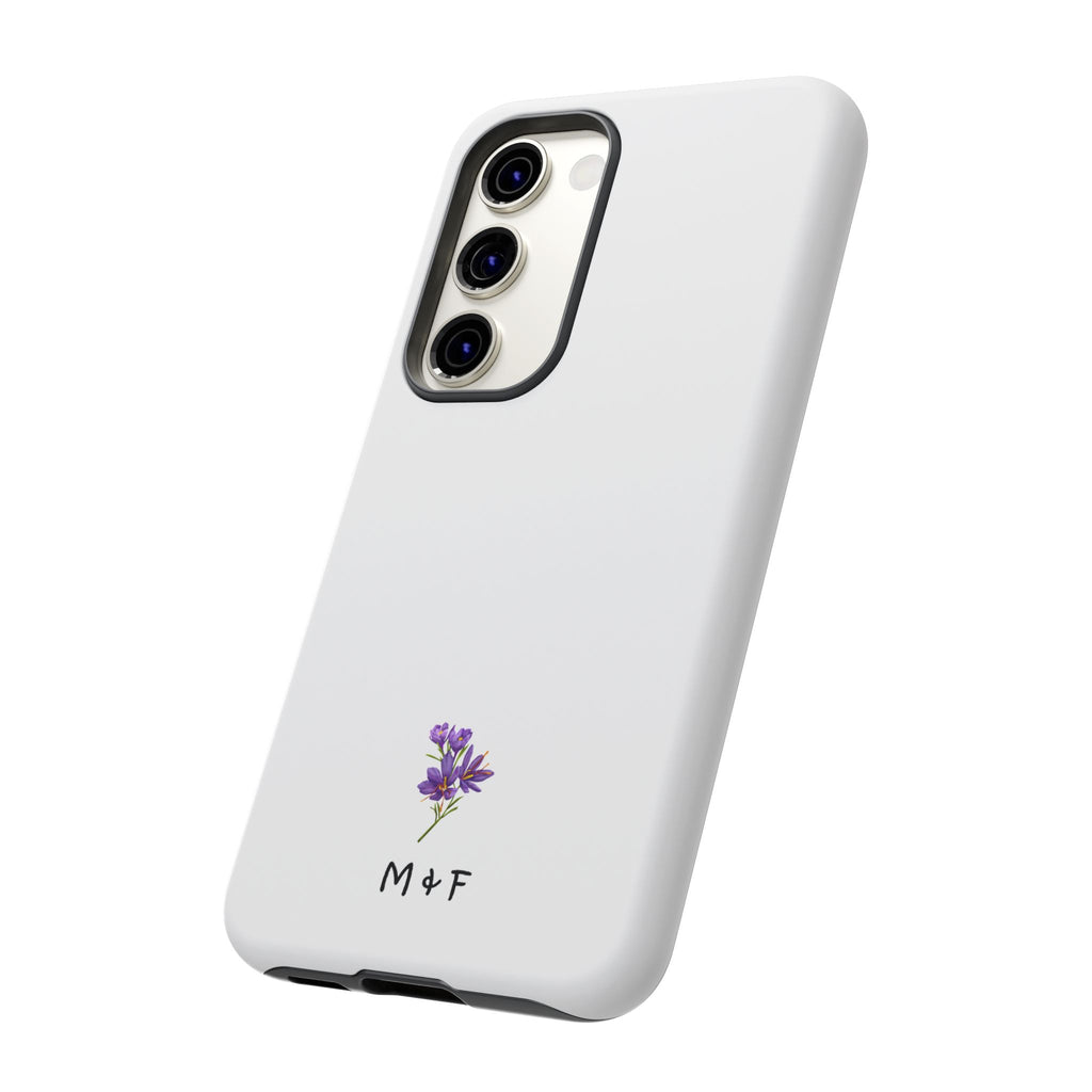 Tough Phone Case (Purple Flower)