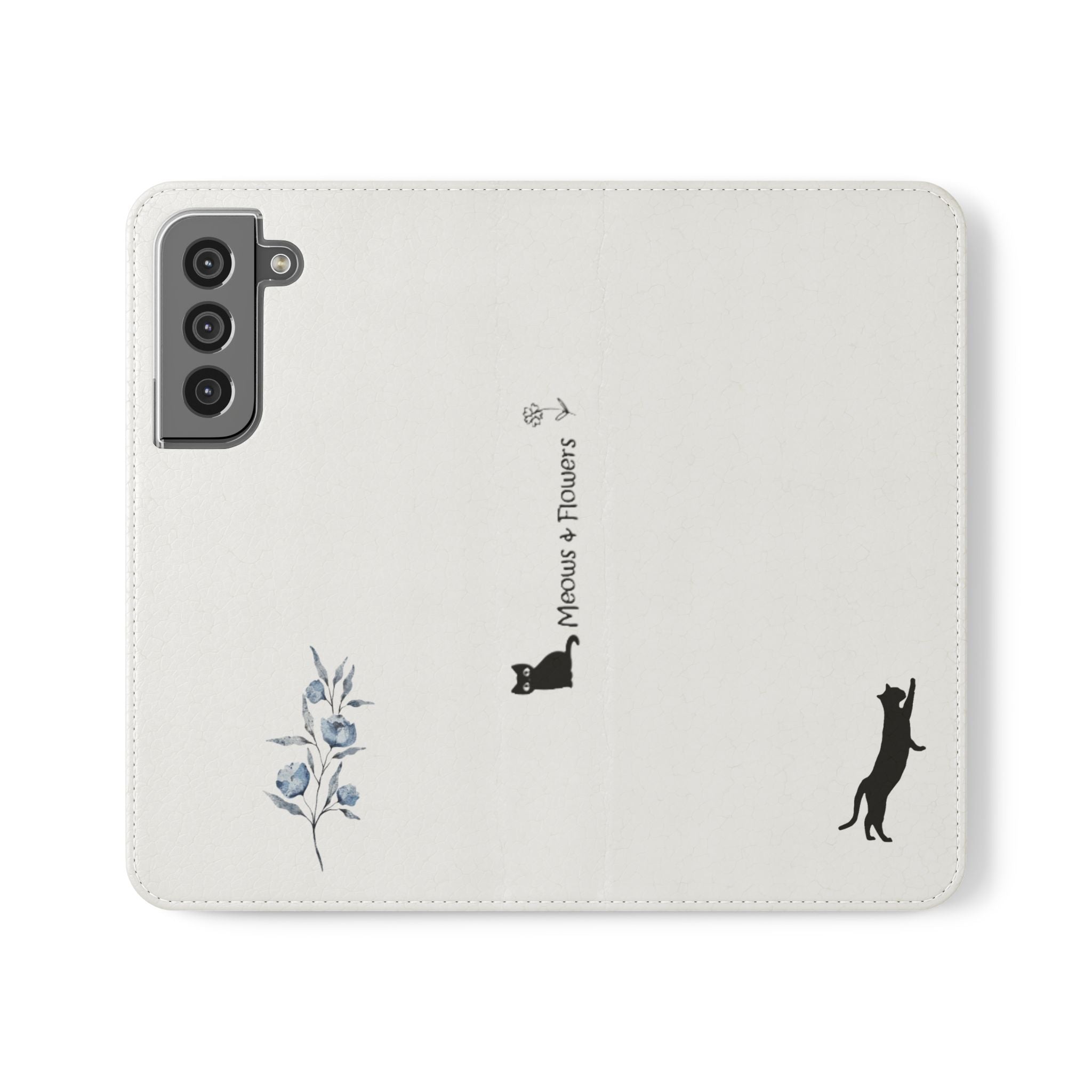 Flip Cases (Light Blue Flower)