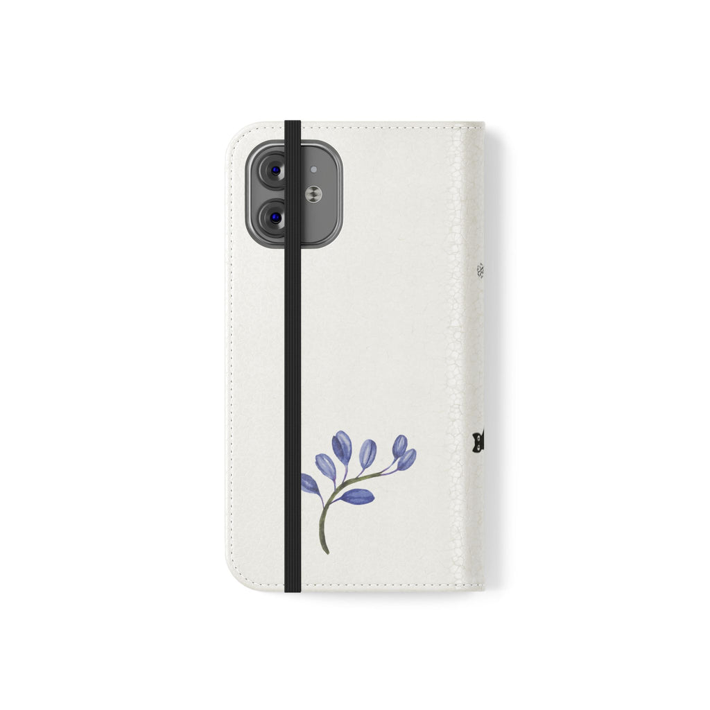 Flip Cases (Blue Flower)