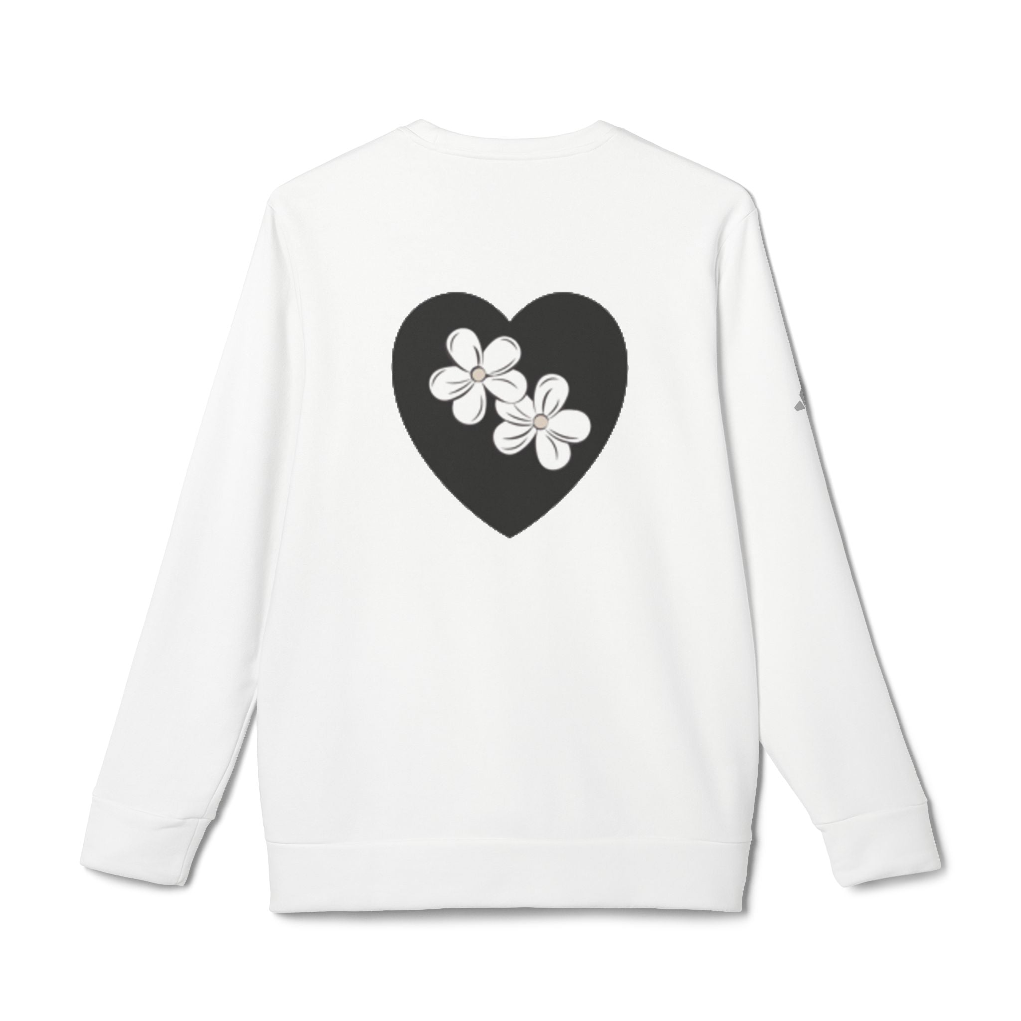 adidas Unisex Fleece Crewneck Sweatshirt Heart