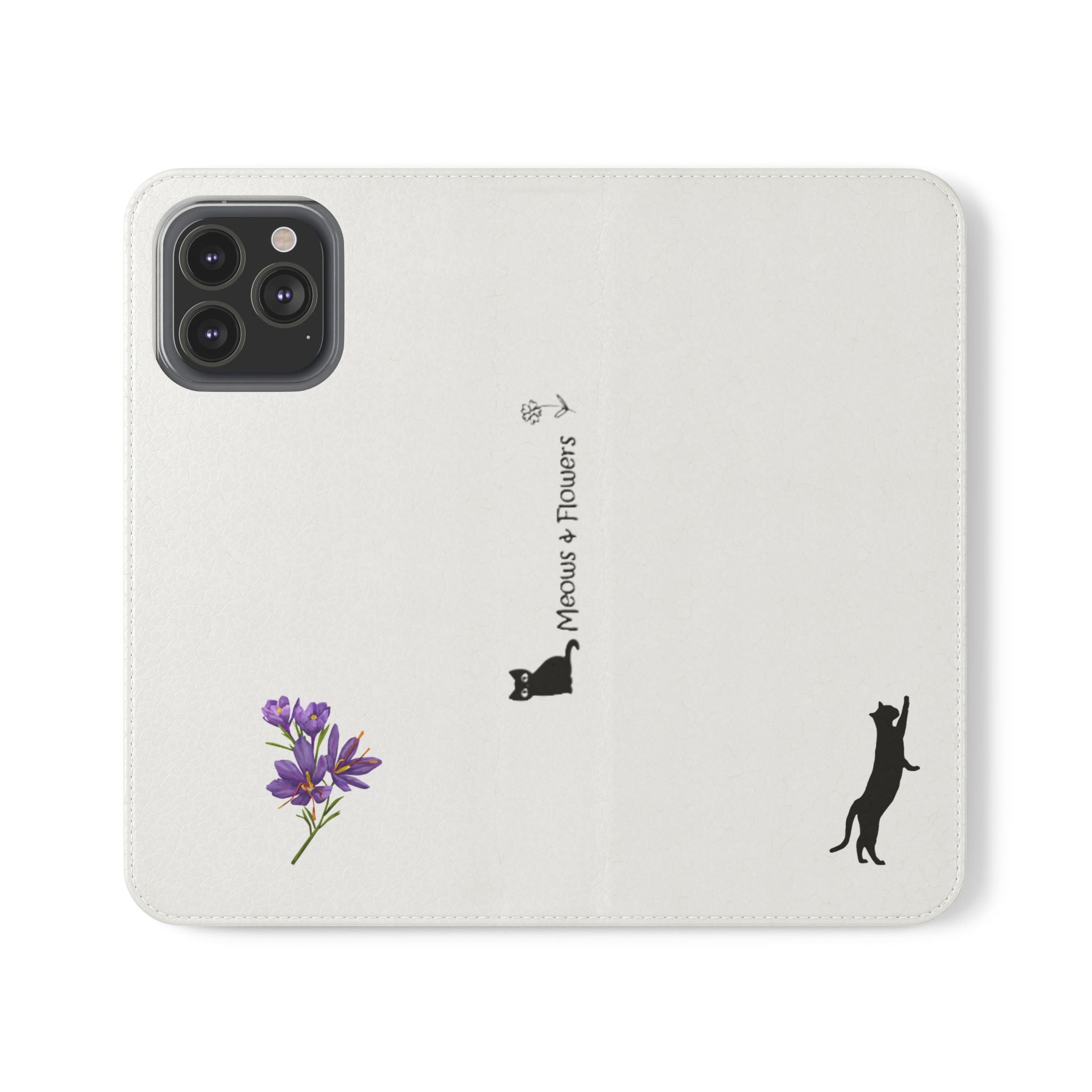 Flip Cases (Purple Flower)