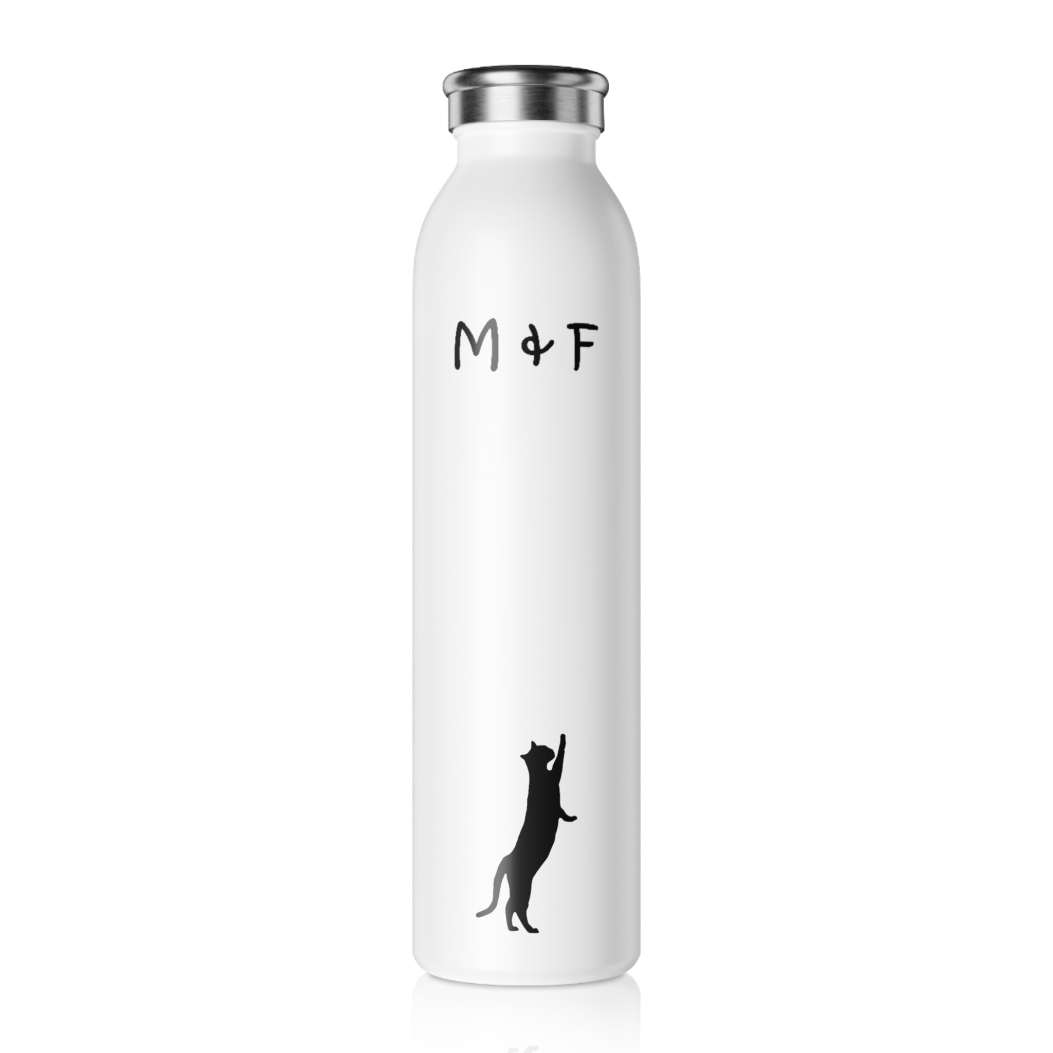 Slim Water Bottle (M&F Climbing Cat)