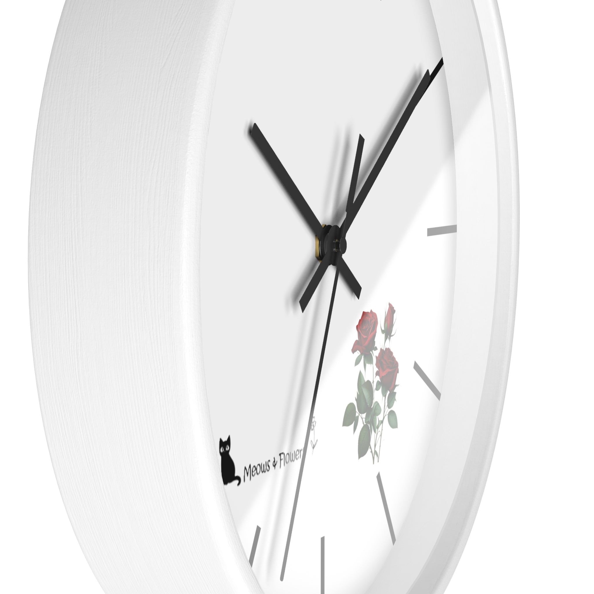Wall Clock (Roses Flower)