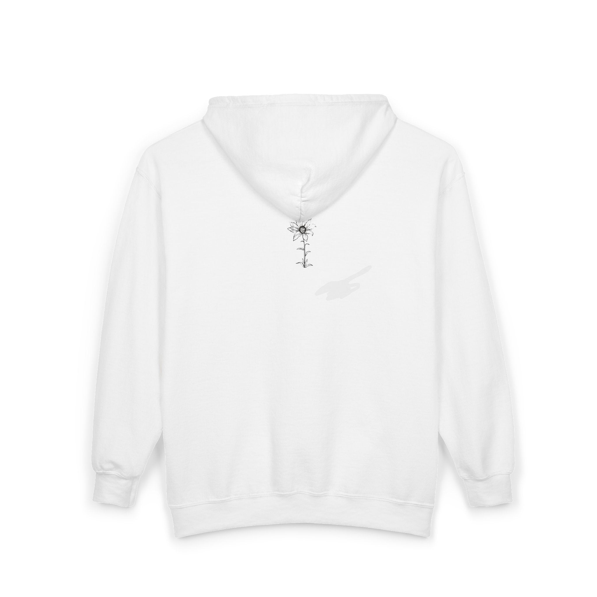 Unisex Heavy Blend™ Full Zip Hooded Sweatshirt (Shadow Flower 1)