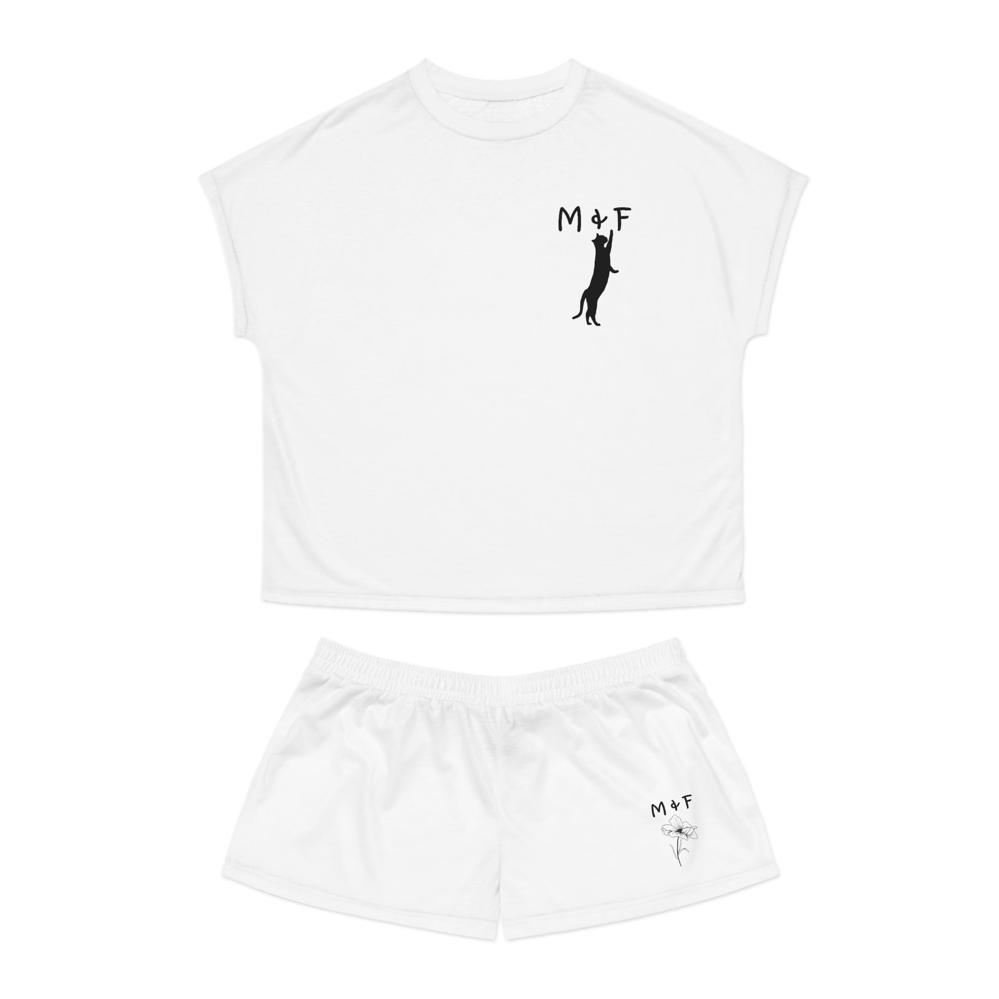 Women's Short Pajama Set (M&F Logo)