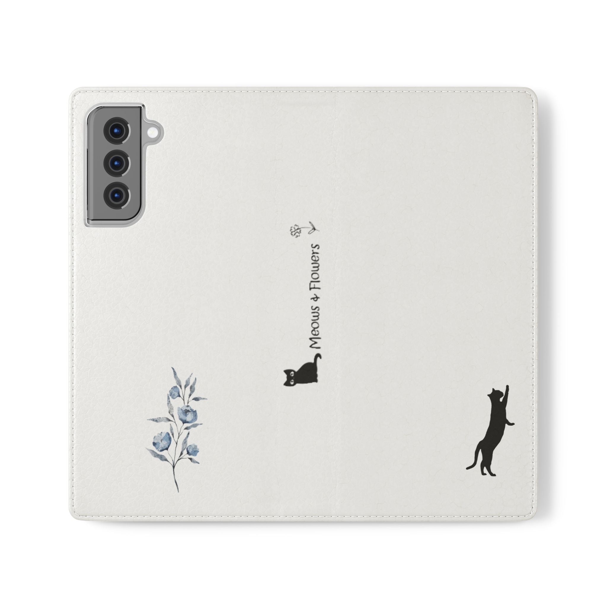 Flip Cases (Light Blue Flower)