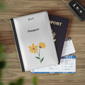 Passport Cover (Yellow Flower)