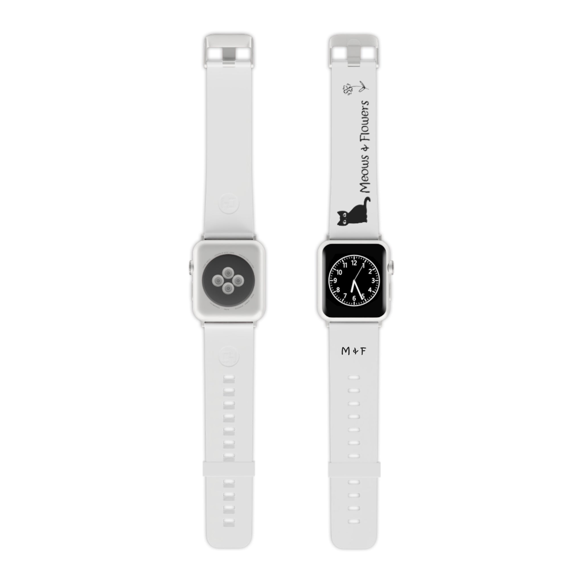 Watch Band for Apple Watch (Meows and Flowers)