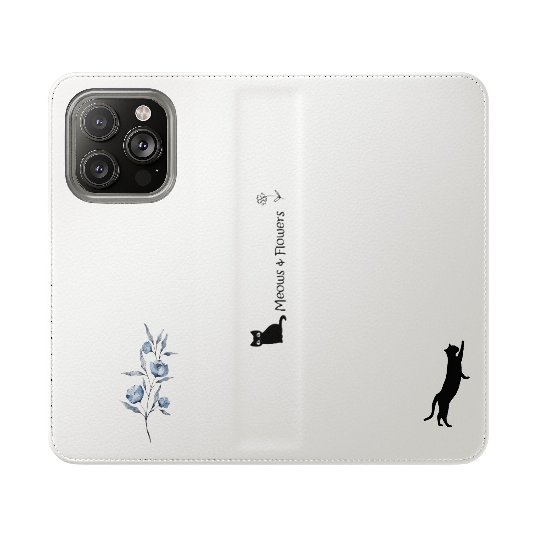 Flip Cases (Light Blue Flower)