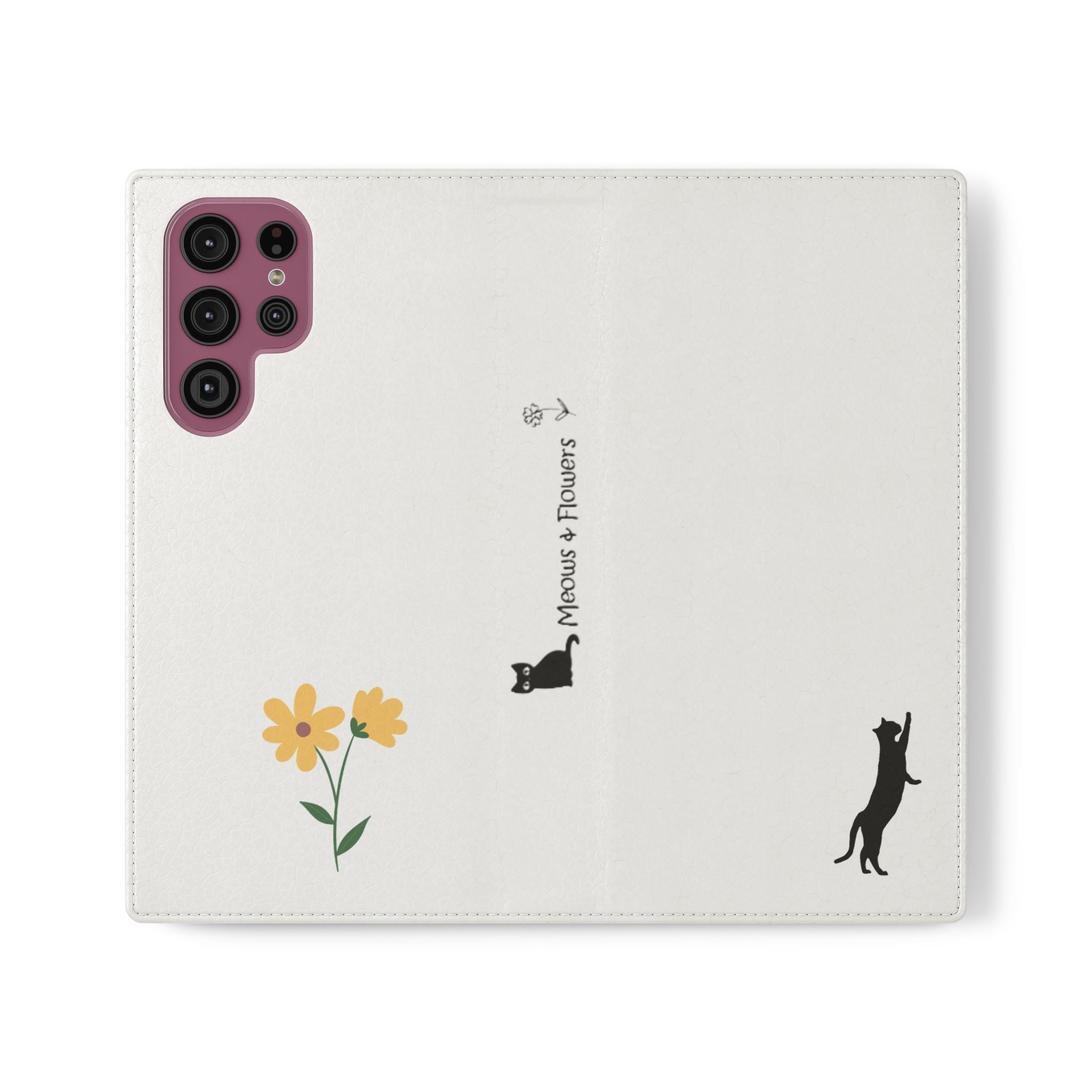 Flip Cases (Yellow Flower)
