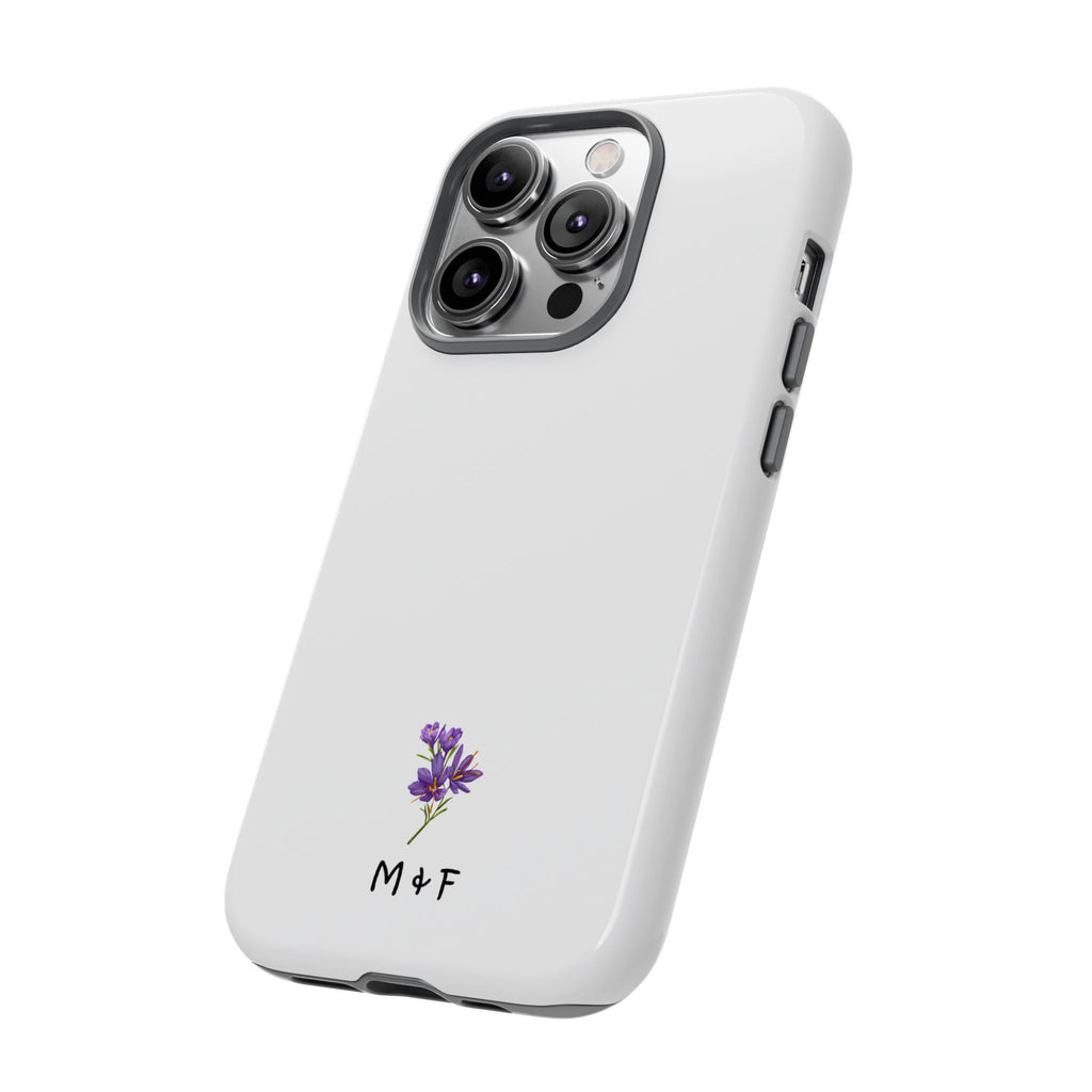 Tough Phone Case (Purple Flower)