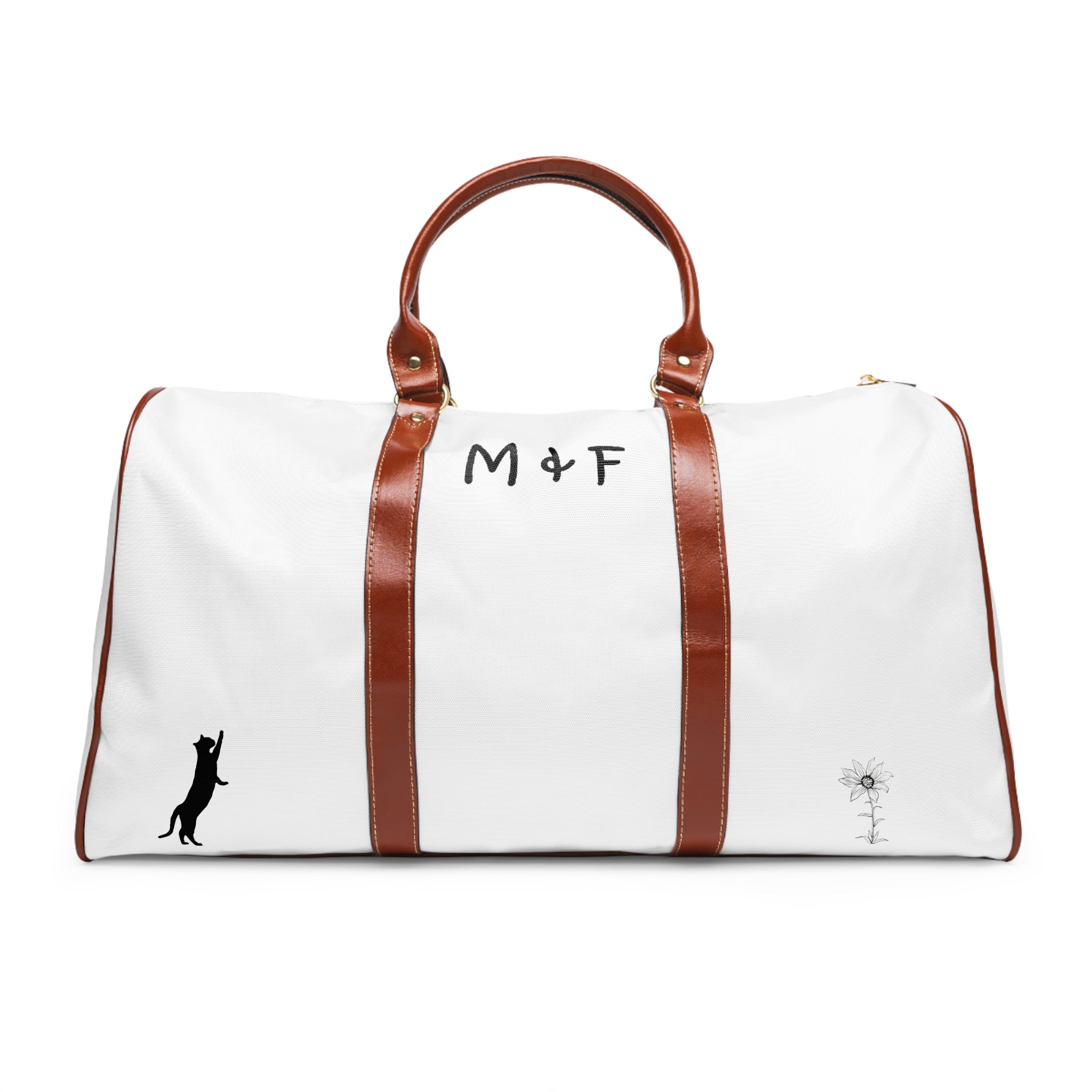 Waterproof Travel Bag (Shadow Flower 1)