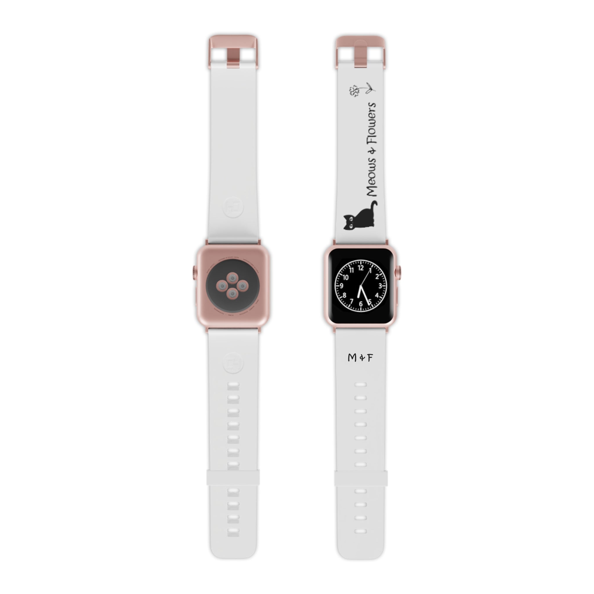 Watch Band for Apple Watch (Meows and Flowers)