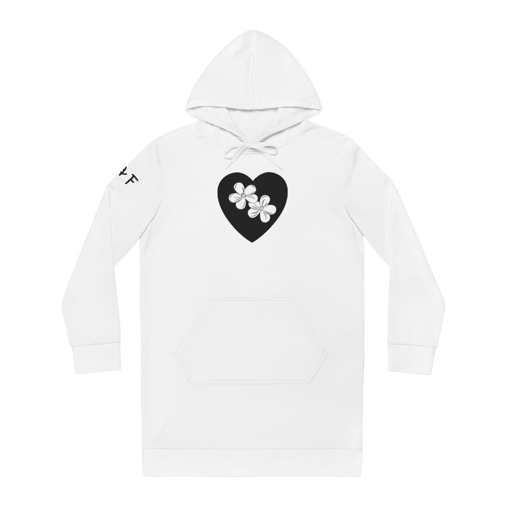 Women's Hoodie Dress Heart Logo