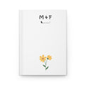 Hardcover Journal Matte (Yellow Flower)