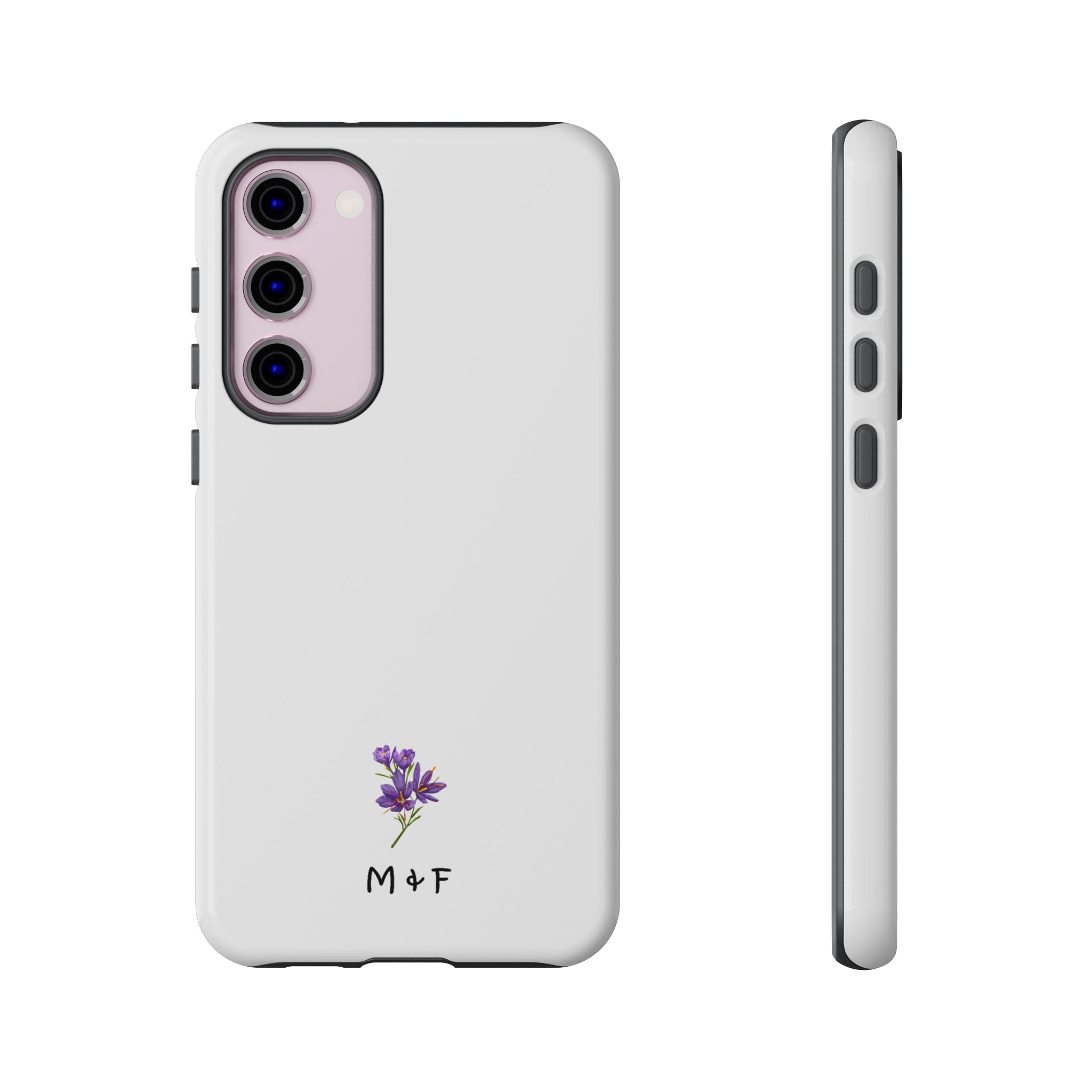 Tough Phone Case (Purple Flower)