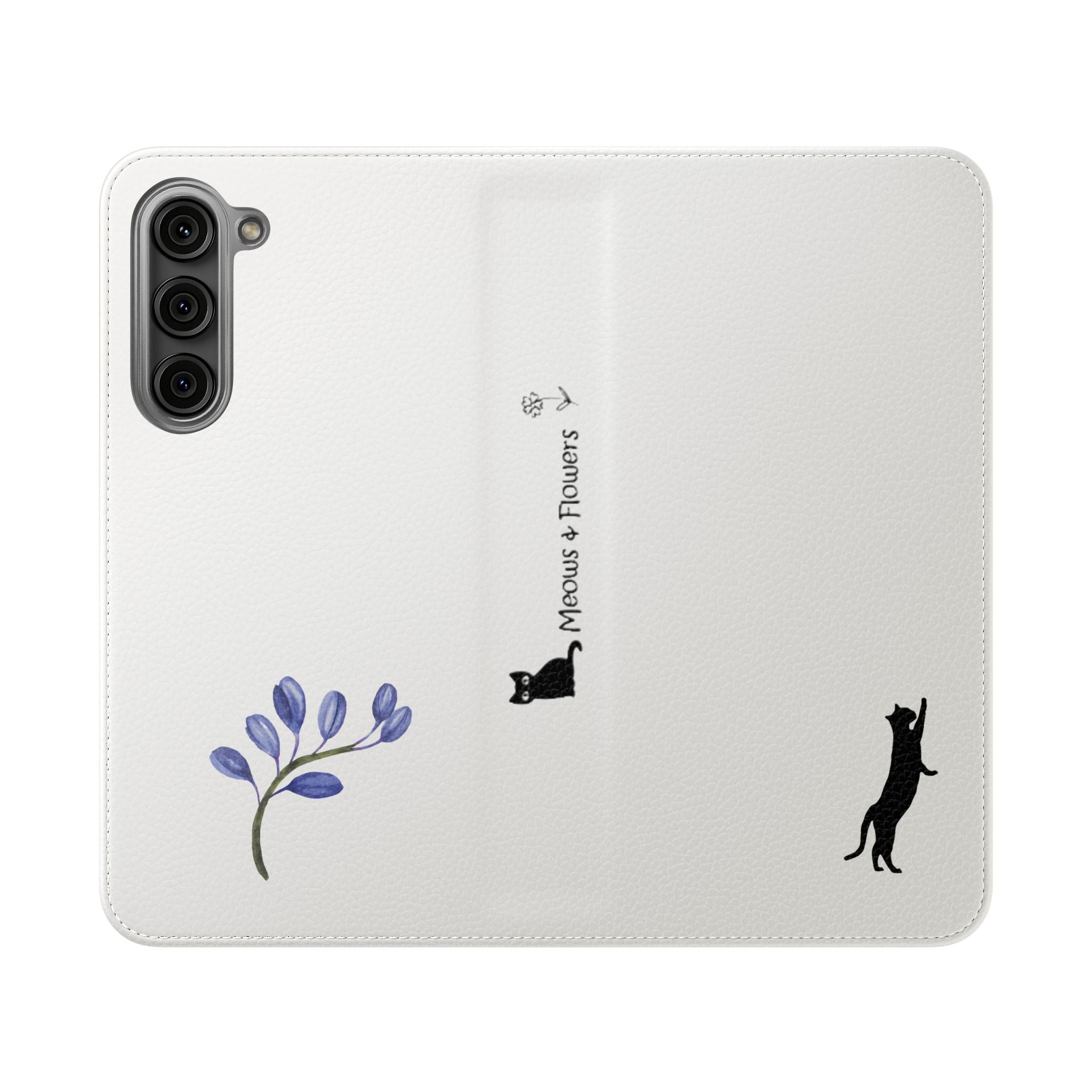 Flip Cases (Blue Flower)