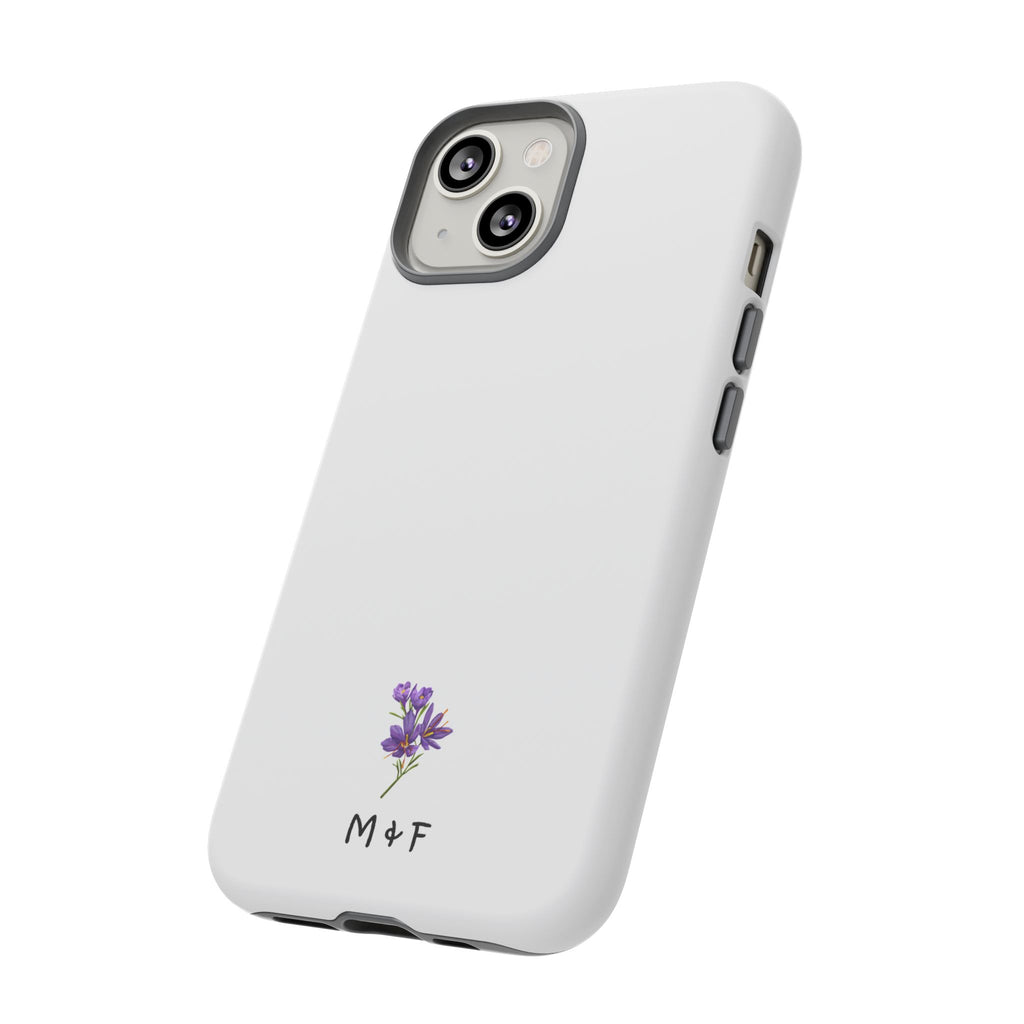 Tough Phone Case (Purple Flower)