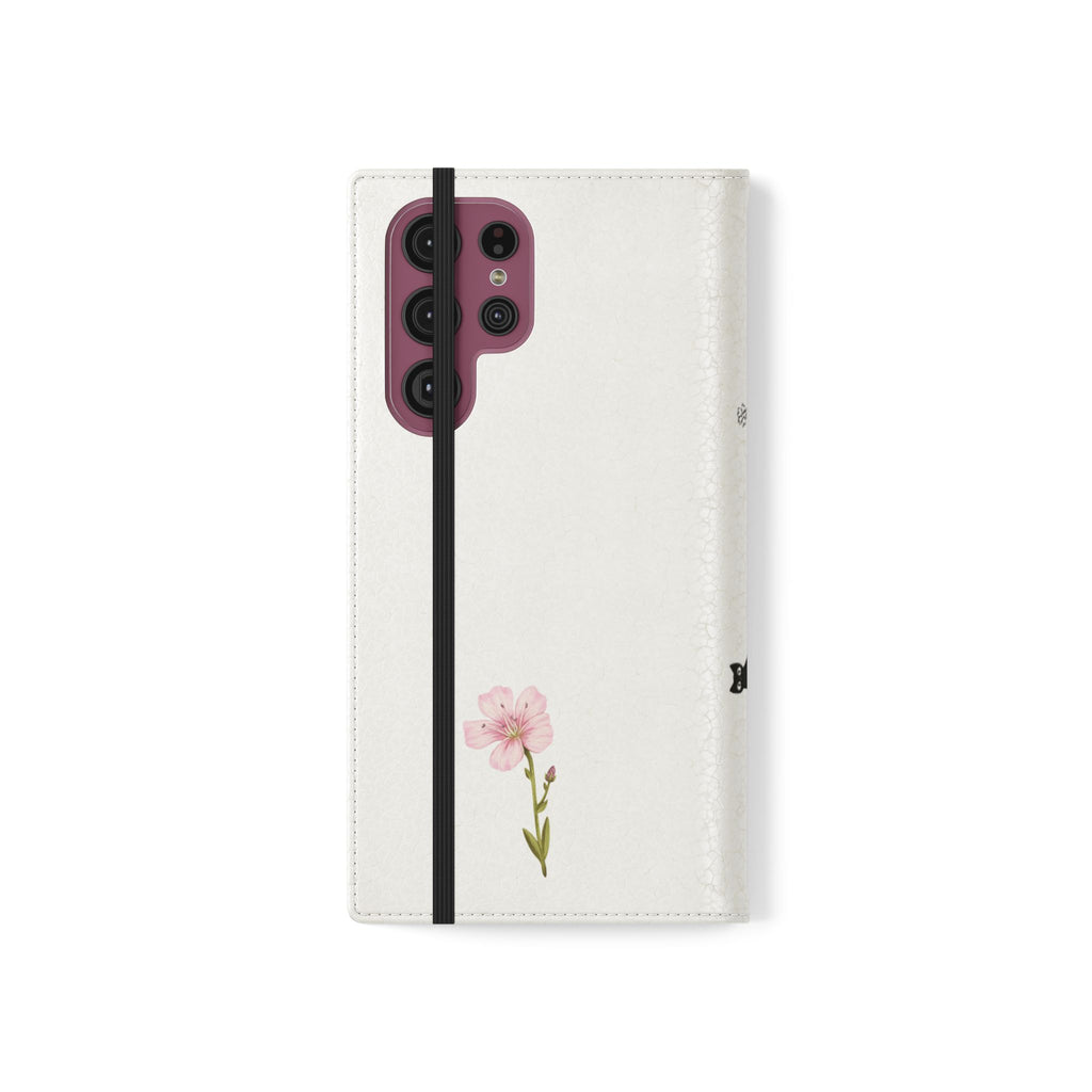 Flip Cases (Pink Flower)